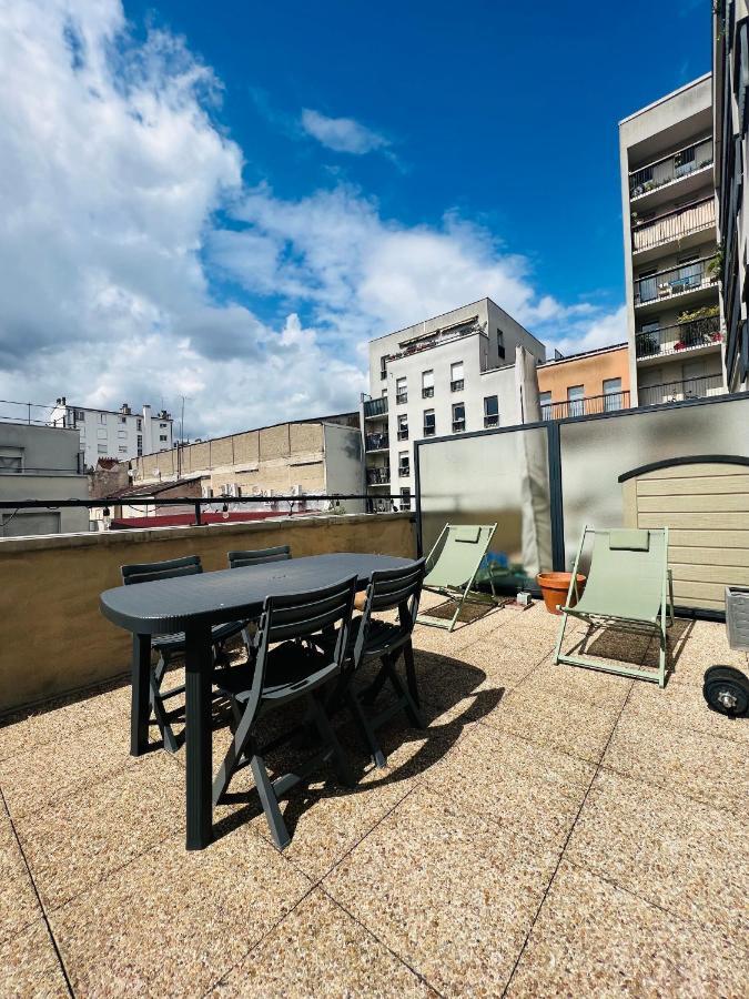 Bel Appartement Avec Terrasse Pantin Ngoại thất bức ảnh
