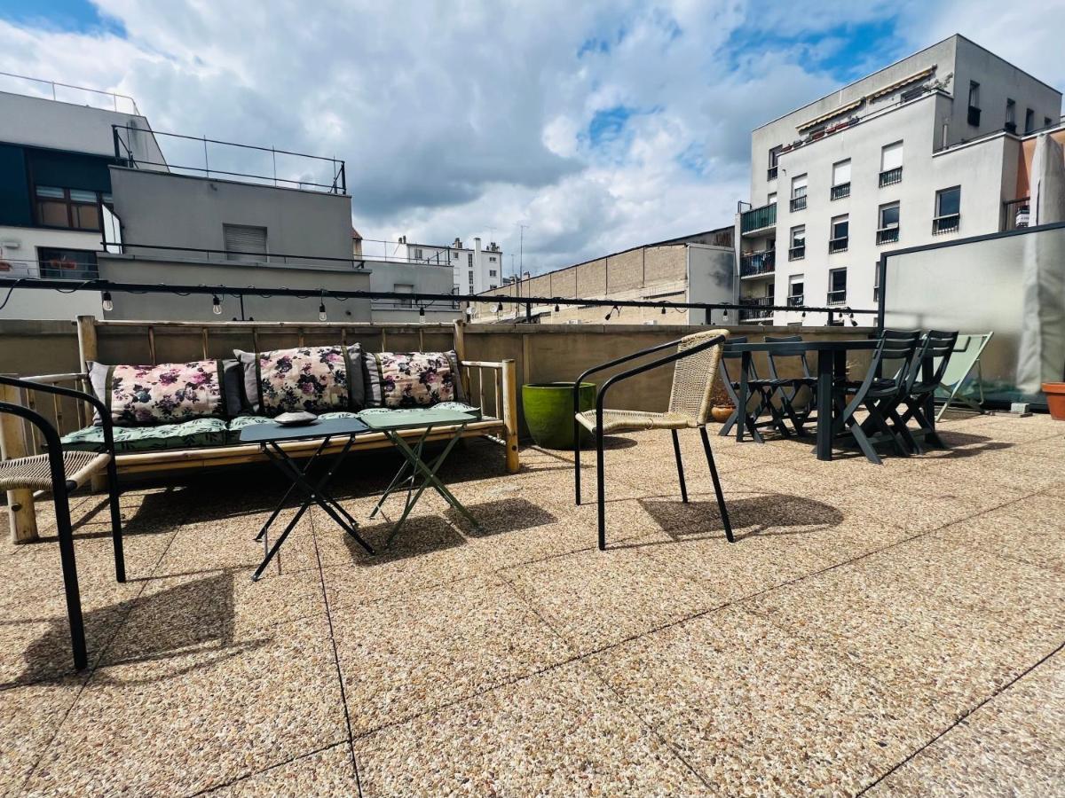Bel Appartement Avec Terrasse Pantin Ngoại thất bức ảnh